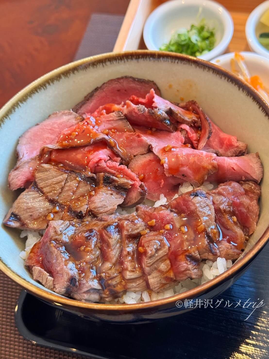 実食《Ogiyoshi十十》ホテルベルリネッタ軽井沢で蓼科牛もも肉のローストビーフ＆ステーキ（軽井沢グルメtrip）
