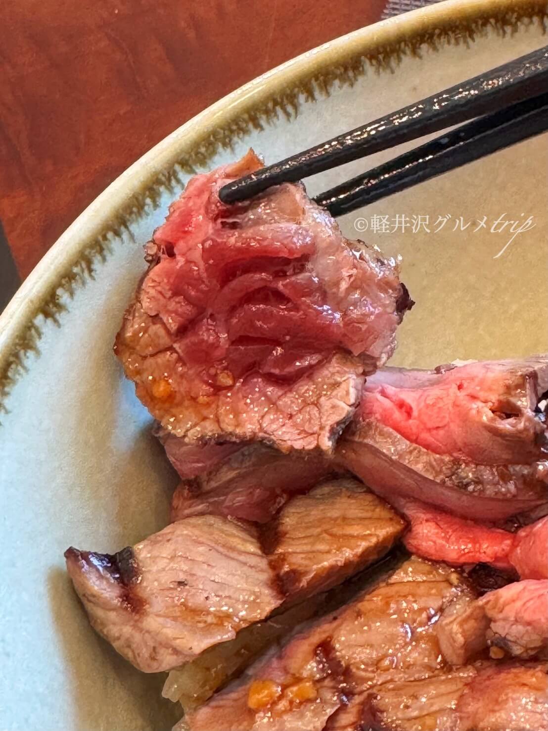 実食《Ogiyoshi十十》ホテルベルリネッタ軽井沢で蓼科牛もも肉のローストビーフ＆ステーキ（軽井沢グルメtrip）