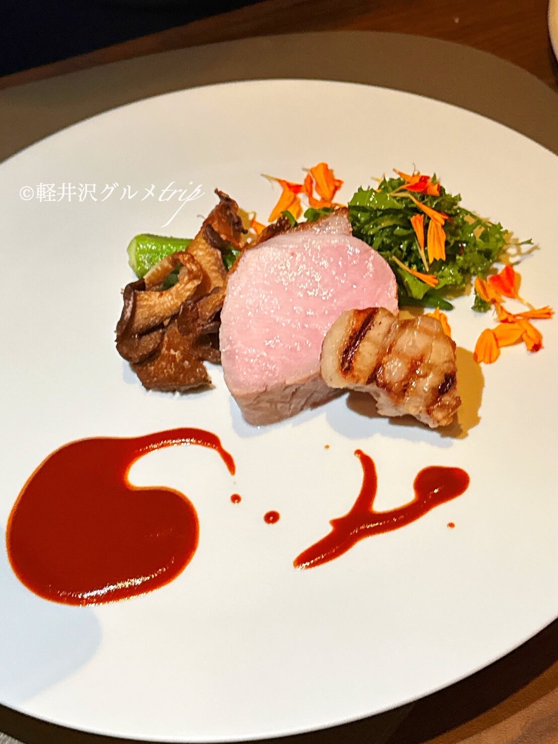 実食《TRATTORIA CREATTA 軽井沢》ディナーコースのメニュー紹介！石窯ローストや信州サーモンにパスタ