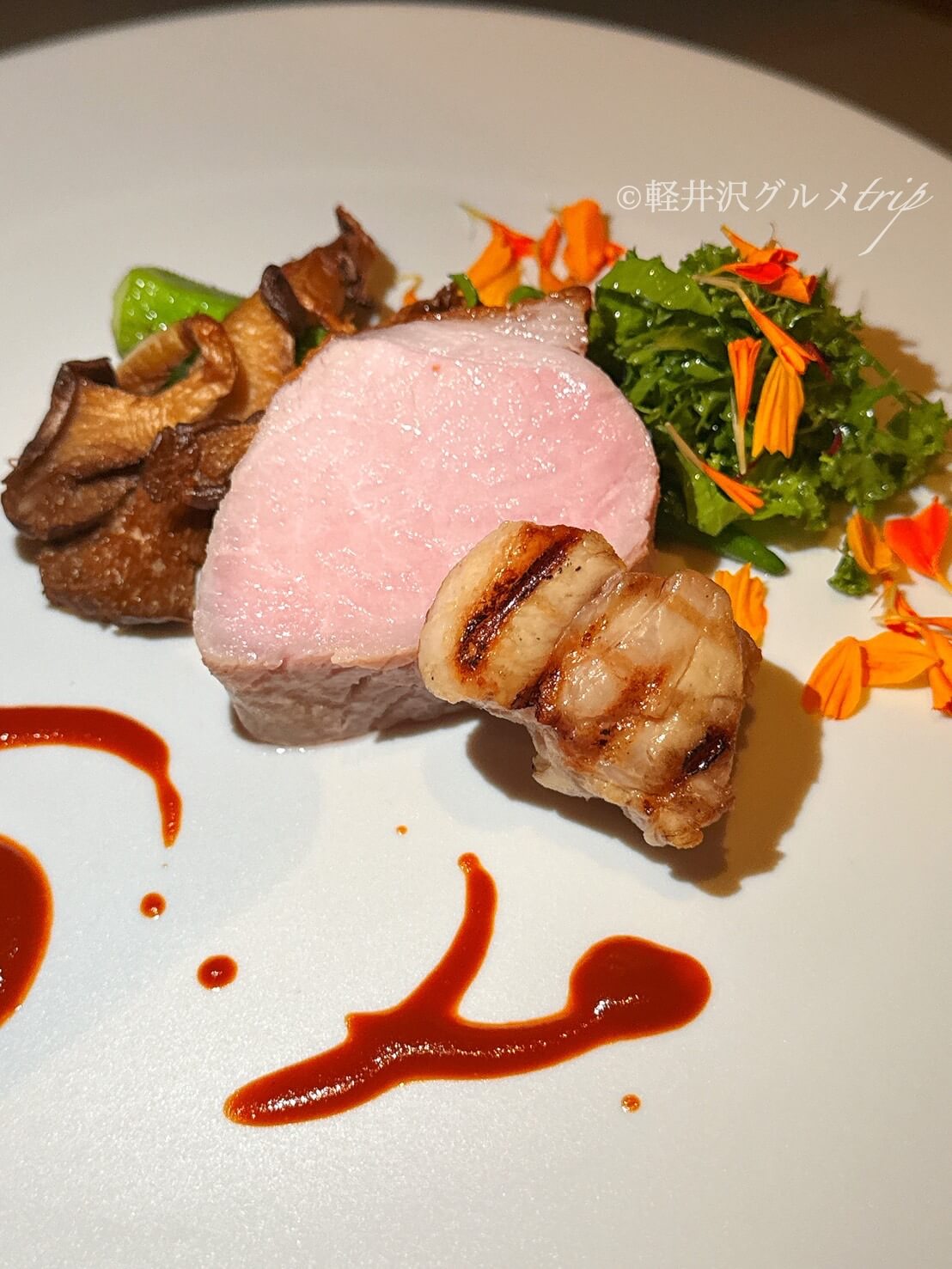 実食《TRATTORIA CREATTA 軽井沢》ディナーコースのメニュー紹介！石窯ローストや信州サーモンにパスタ