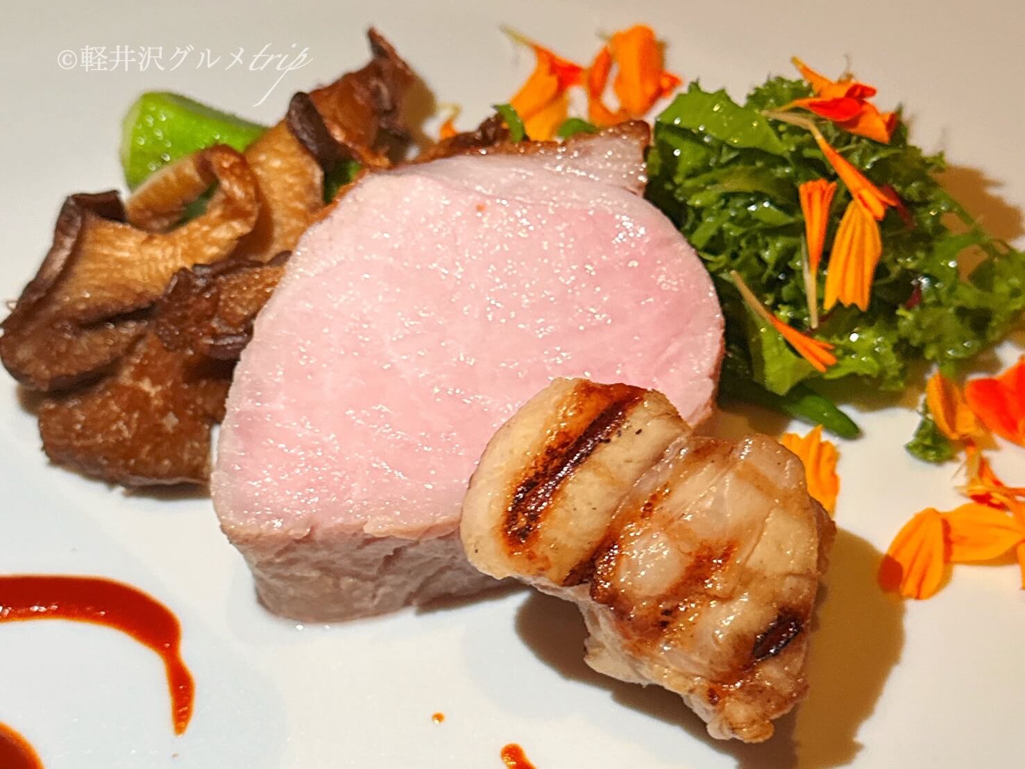 実食《TRATTORIA CREATTA 軽井沢》ディナーコースのメニュー紹介！石窯ローストや信州サーモンにパスタ