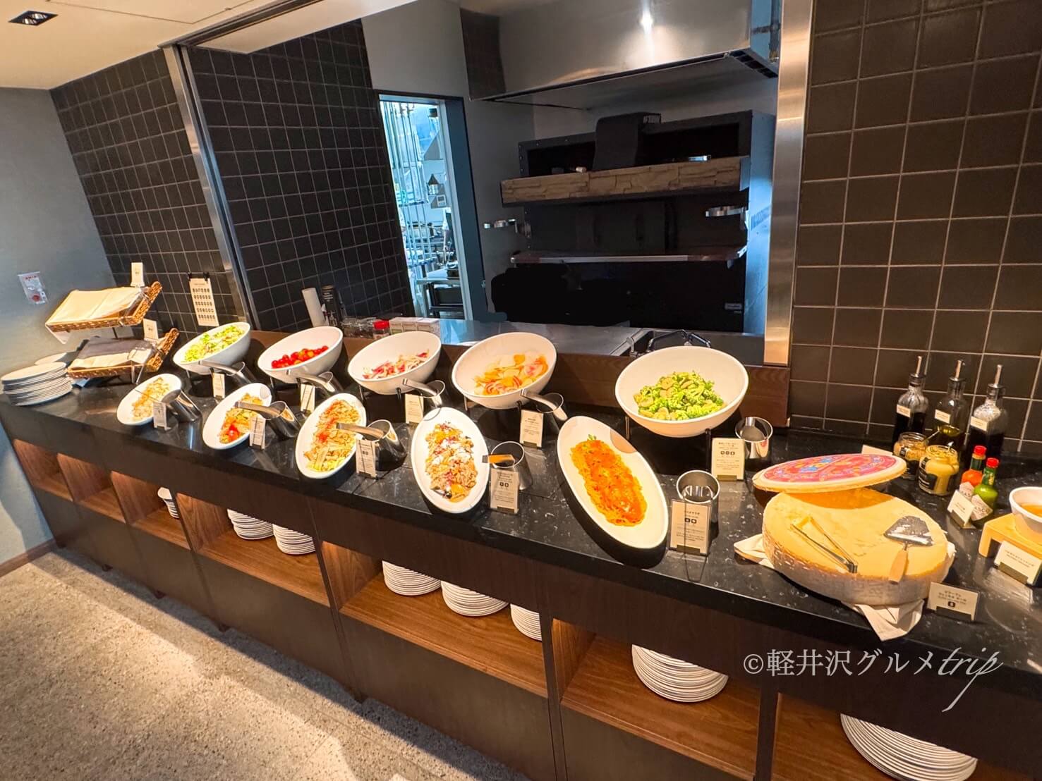実食《グランディスタイル 旧軽井沢 ホテル＆リゾート》朝食ハーフビュッフェ！選べるスープ＆メインも！