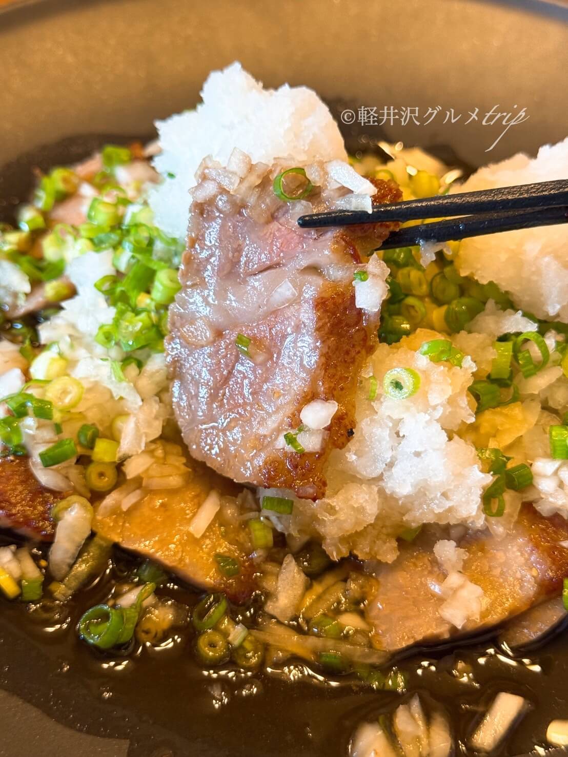 実食《盛盛亭》軽井沢でプレミアム信州牛ハンバーグ！サービスステーキ和風ひうちやホタテバターも！