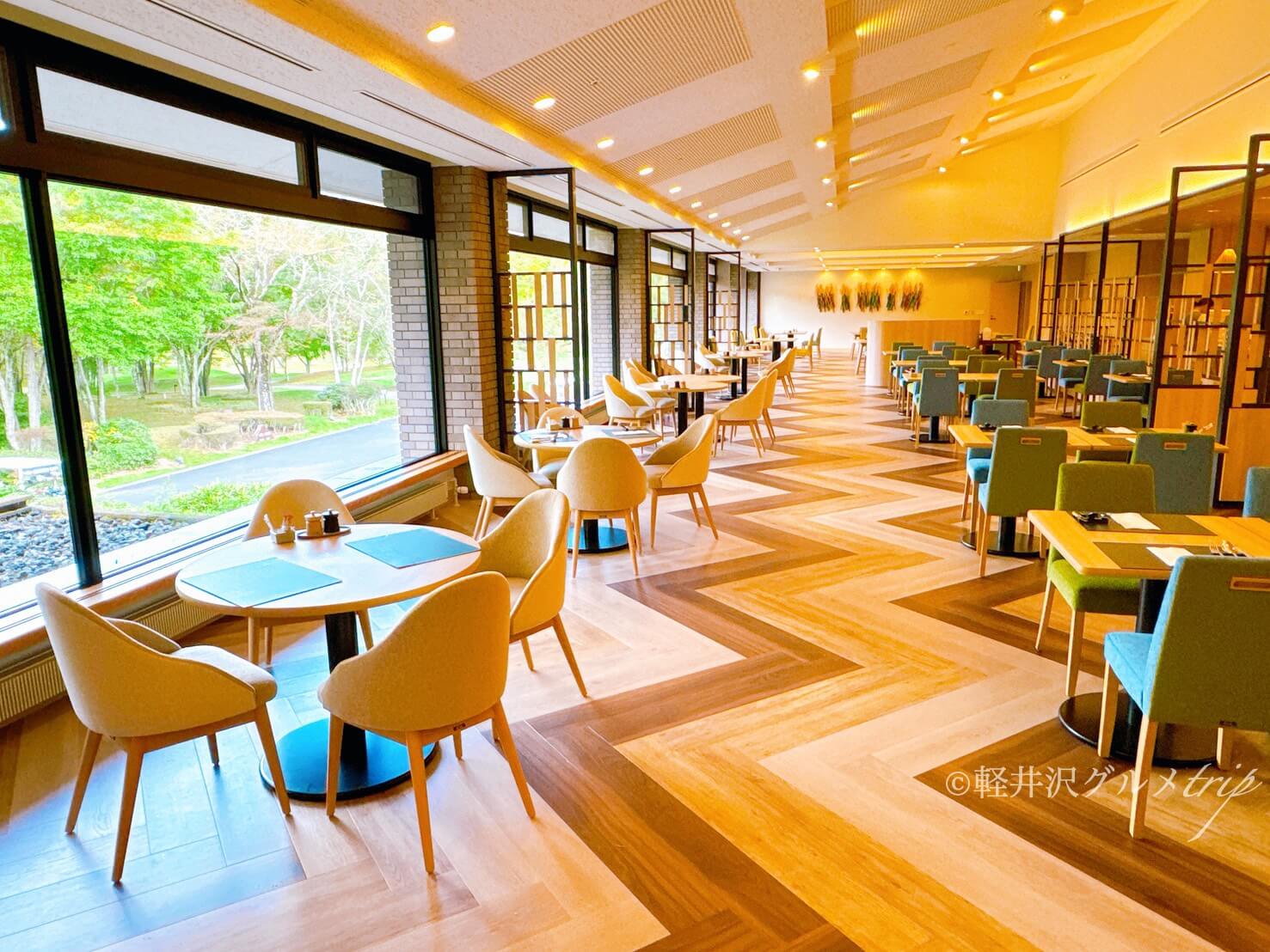 実食《ANAホイデイ・インリゾート軽井沢》フォッジ フォレストダイニングでランチ！ディナーと朝食はビュッフェ提供